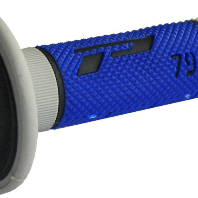 Punhos Pro Grip 790 Mx Triple Density Cinza / Azul