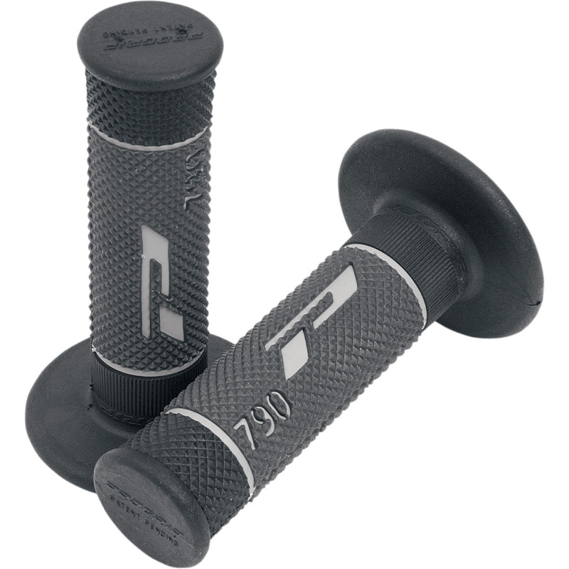 Punhos Pro Grip 790 Mx Triple Density Cinza / Preto