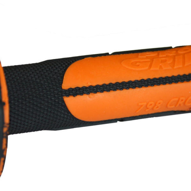 Punhos Pro Grip 798 Mx Preto / Laranja