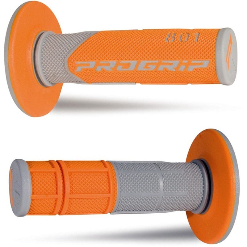 Punhos Pro Grip 801 Mx Double Density Laranja / Cinza