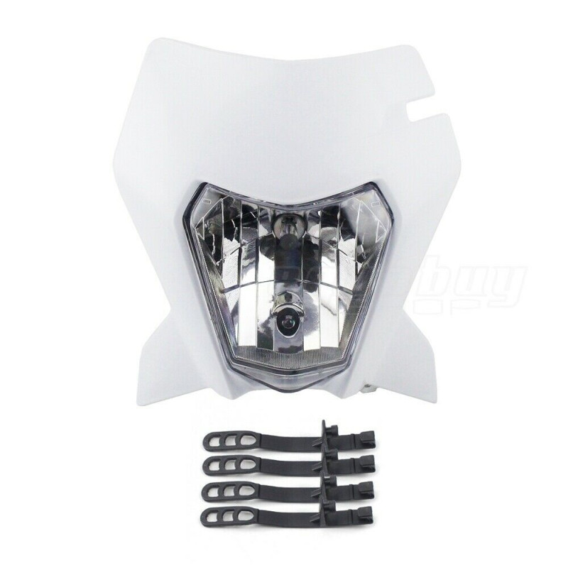 Porta Farol Ktm Branco Smc-r