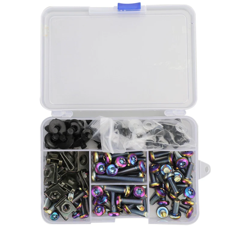 Kit de Parafuso da Carenagem de Titânio 173 PCS