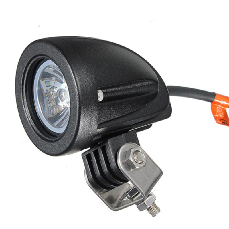 Farol Led Redondo Onesix4 Xc Preto 10w