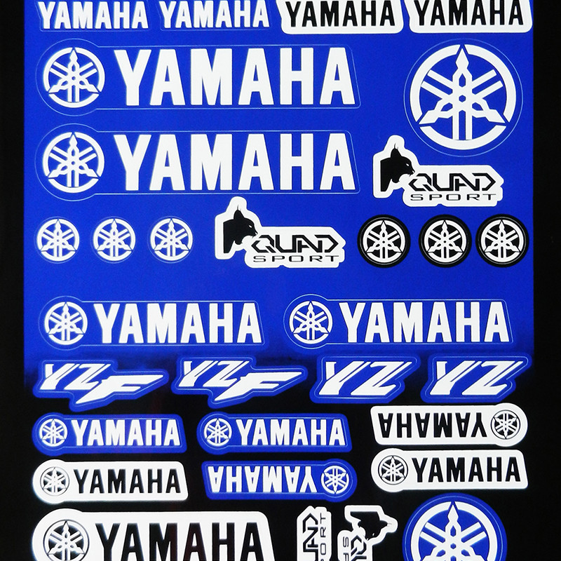 Folha Autocolantes Yamaha Xl