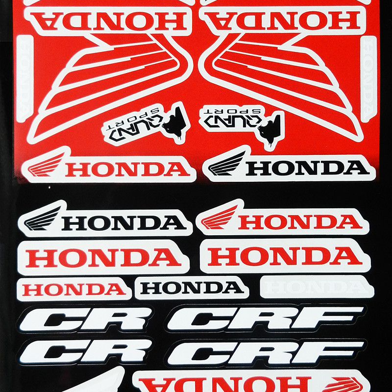 Folha Autocolantes Honda Xl