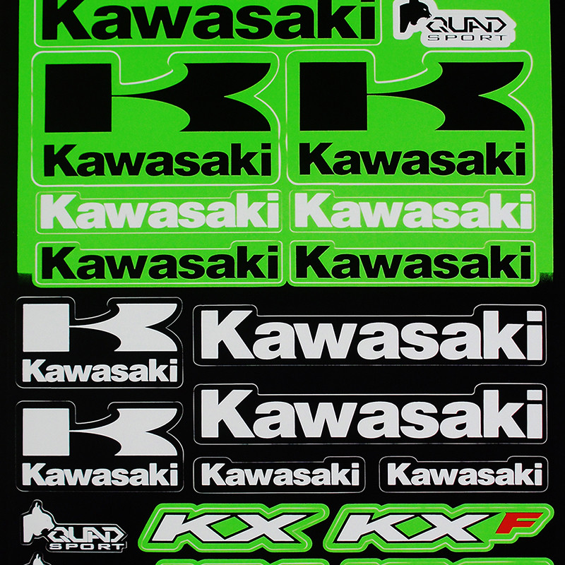 Folha Autocolantes Kawasaki Xl