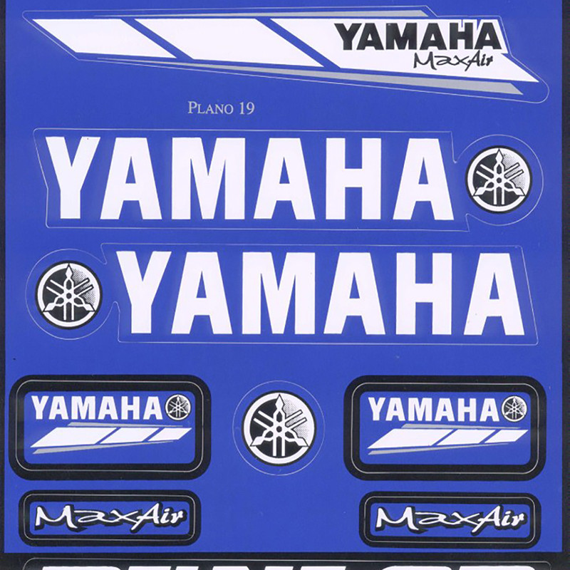 Folha Autocolantes Yamaha