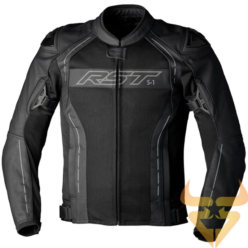 Casaco em Pele Rst S-1 Mesh Preto