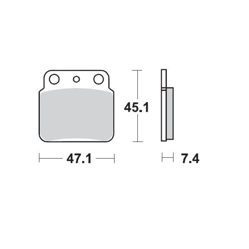 Pastilhas Travao SBS EVO SINTER Tras Suzuki Ltr 450