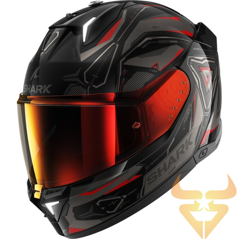 Capacete Shark Skwal I3 Linik Black / Red