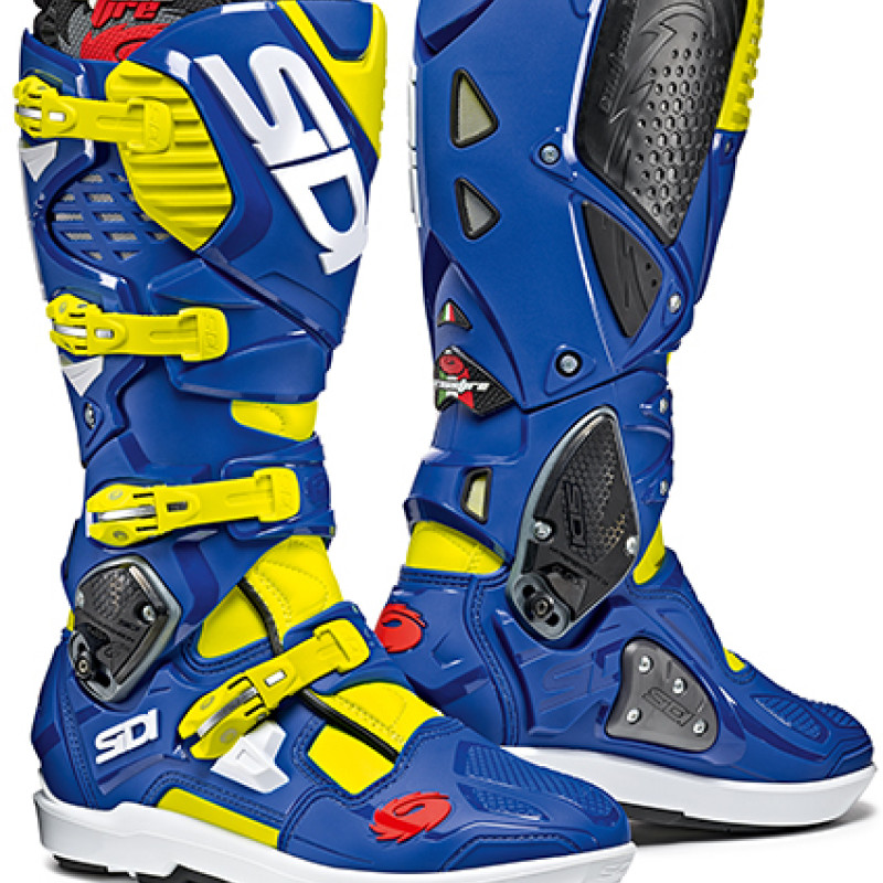 Botas Sidi Crossfire 3 Srs Yellow Fluo / Blue