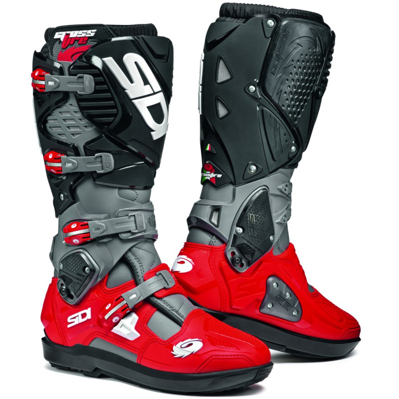 Botas Sidi Crossfire 3 Srs Grey Red Black