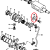 Anilha Valvula de Escape 09160-05043 Original Suzuki Lt 500