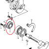 Rolamento Contra Balanço 09262-17030 Original Suzuki Lt 500