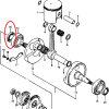 Vedante da Cambota 09283-36004 Original Suzuki Lt 500