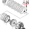 Vedante Veio Braço Embraiagem 09285-10004 Original Suzuki Lt 500