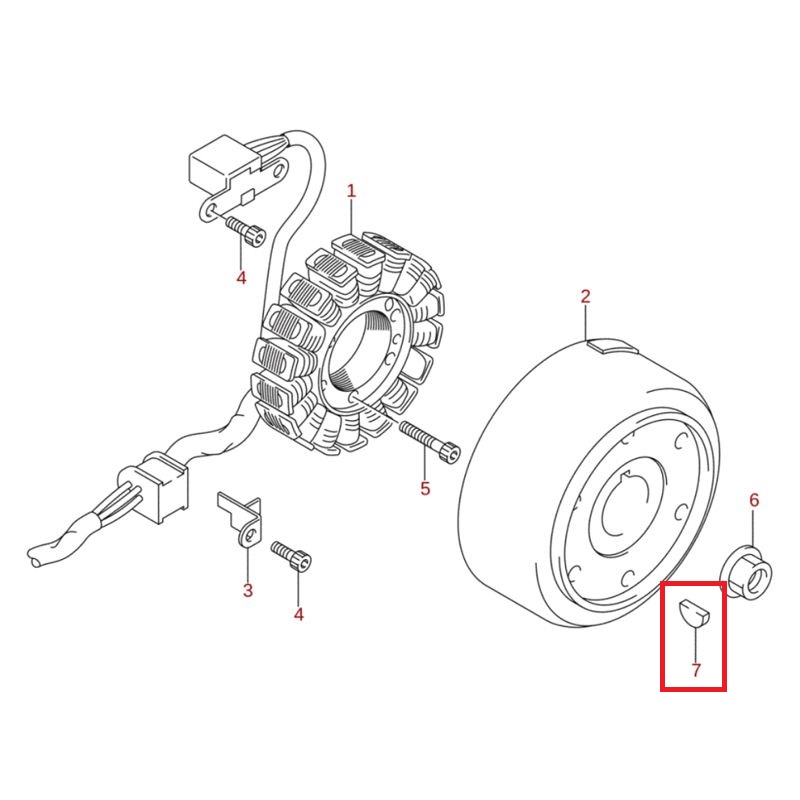 Escatel Rotor Magnético 09420-04008 Suzuki Ltz 400 K9