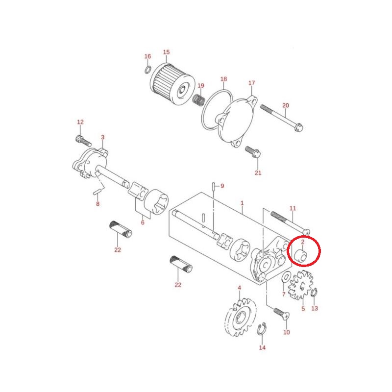 Vedante Bomba Água 16491-45G00 Suzuki Ltr 450 