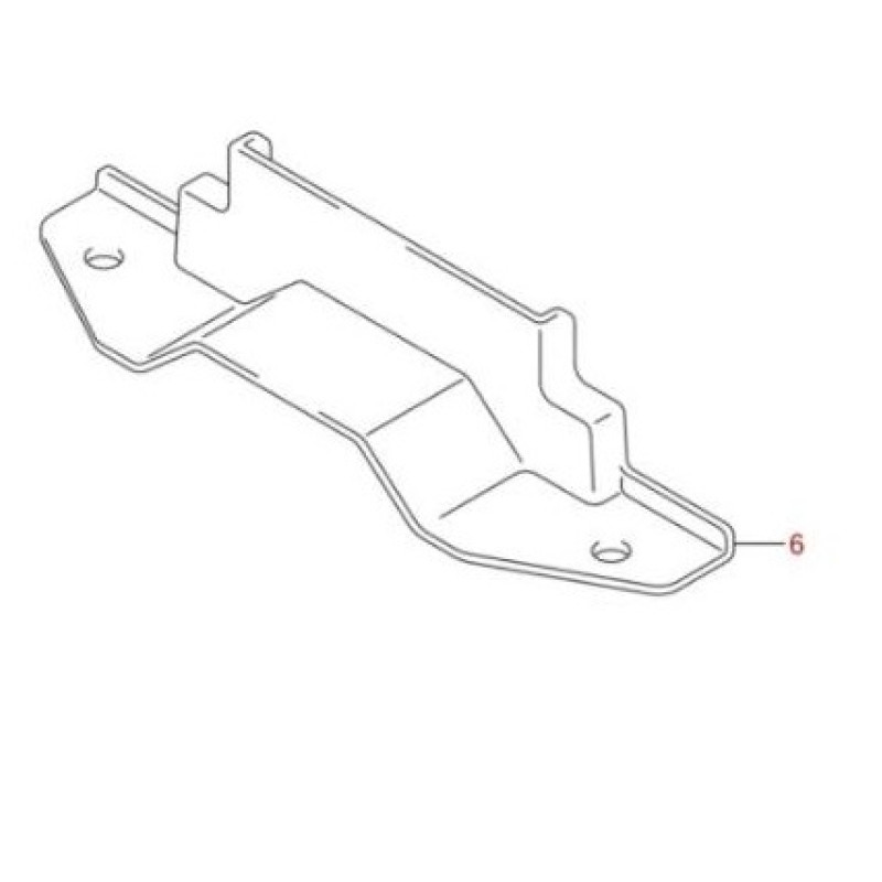 Plástico de Suporte para Stop Traseiro / Farolim 35783-45G00 Suzuki Ltr 450