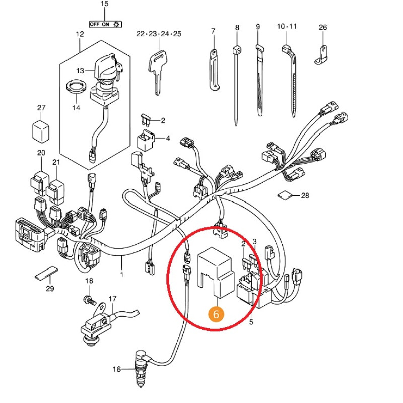 Tampa De Fusíveis 36717-45g00 - Suzuki Ltr 450 