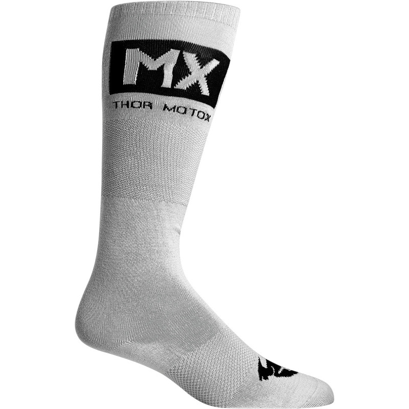 Meias Thor Mx Cool Gray / Black