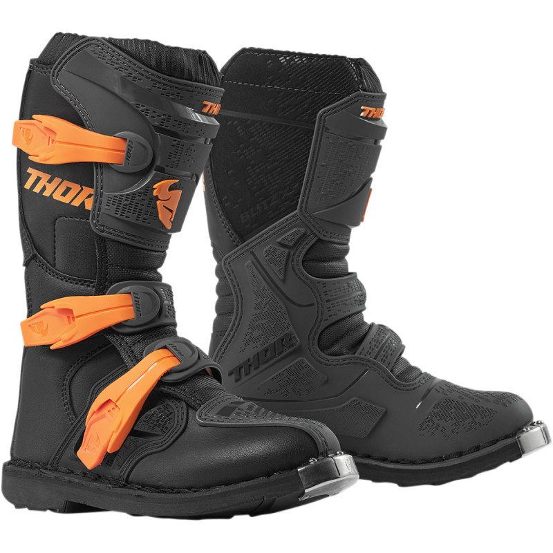 Botas Thor Criança Blitz Xp Charcoal / Orange