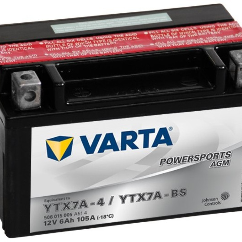 Bateria Varta Agm Ytx7a-bs / Ytx7a-4