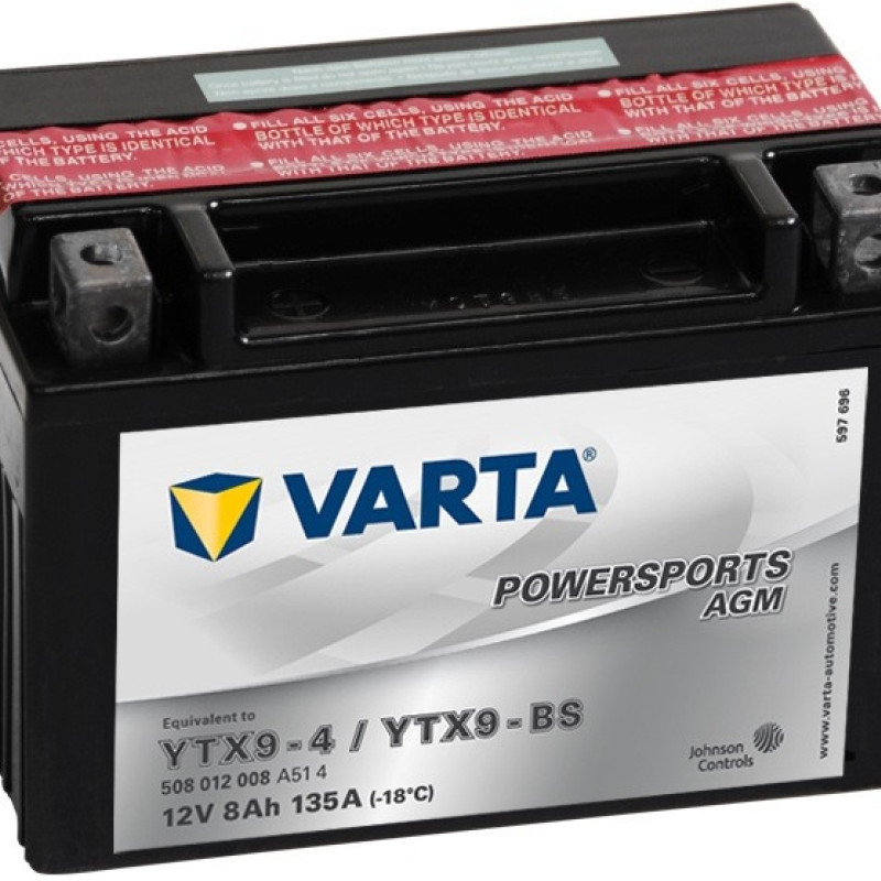 Bateria Varta Agm Ytx9-bs / Ytx9-4