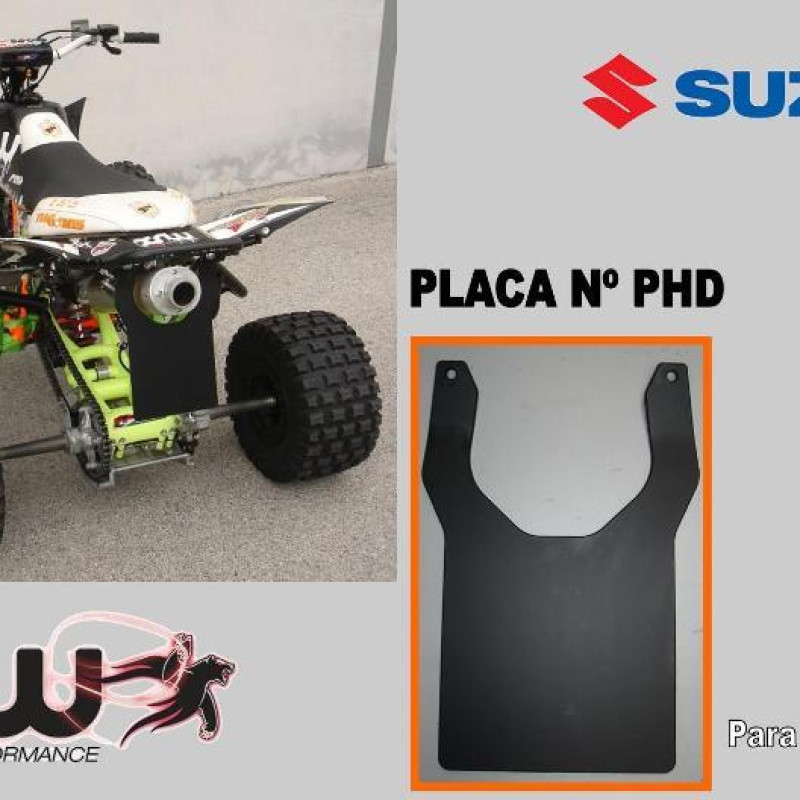 Placa De Numero Para Pega Origem Suzuki Ltr 450